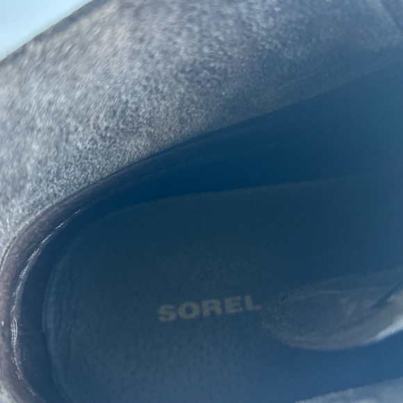 Men’s Sorel Brown Grey Suede Genuine Leather Lace Up Ankle Boots size 10.5 - Picture 13 of 14